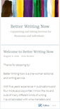 Mobile Screenshot of betterwritingnow.com