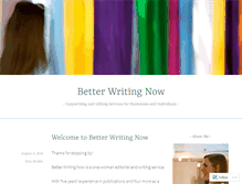 Tablet Screenshot of betterwritingnow.com